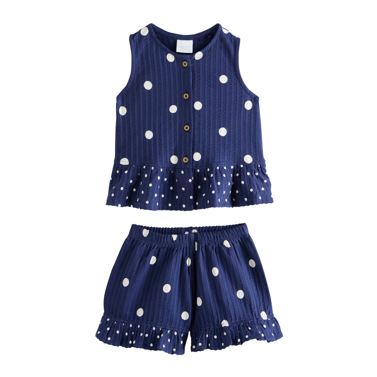 Ensemble débardeur à basque et short, NEXT