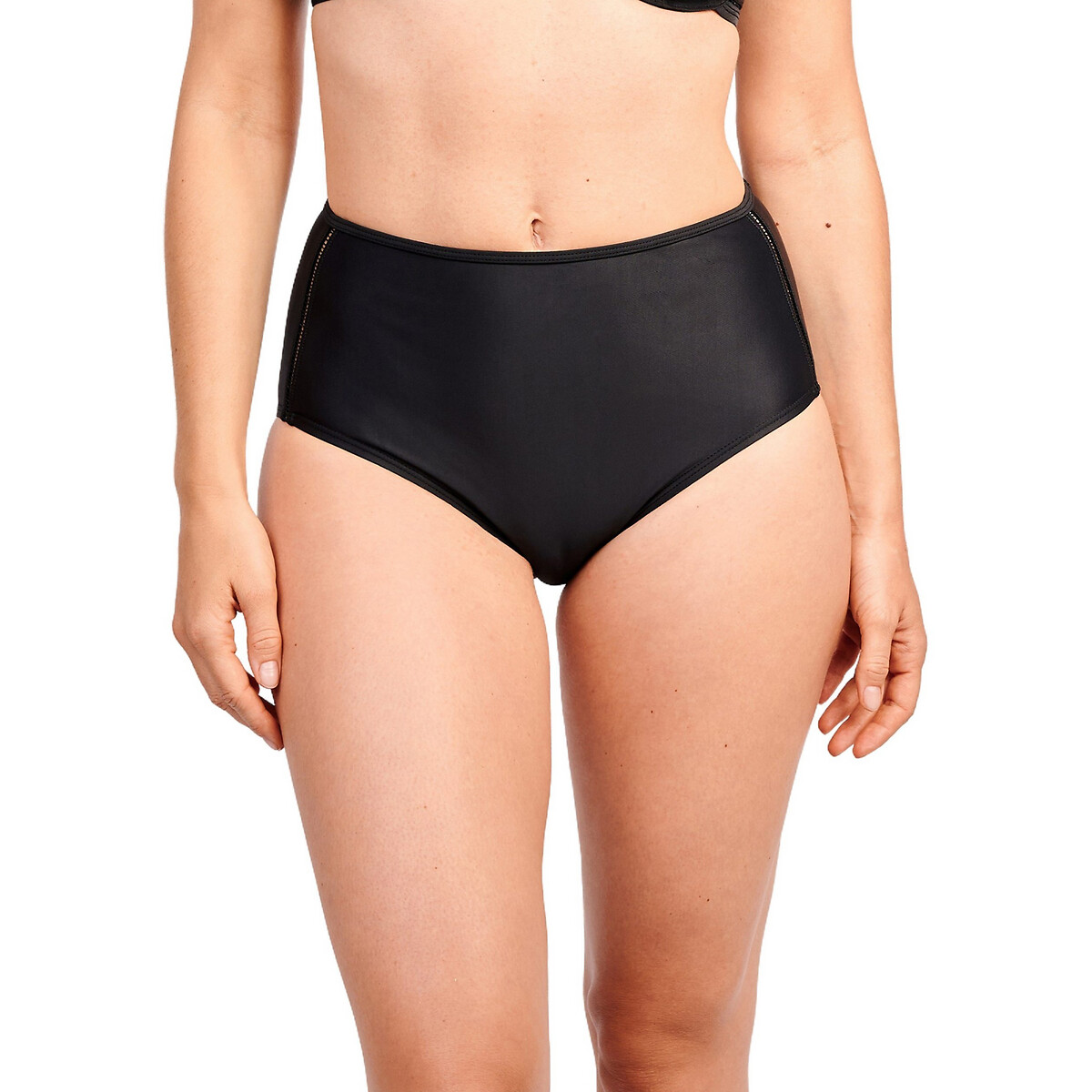 Culotte per bikini vita alta mykonos touch nero Sans Complexe | La Redoute