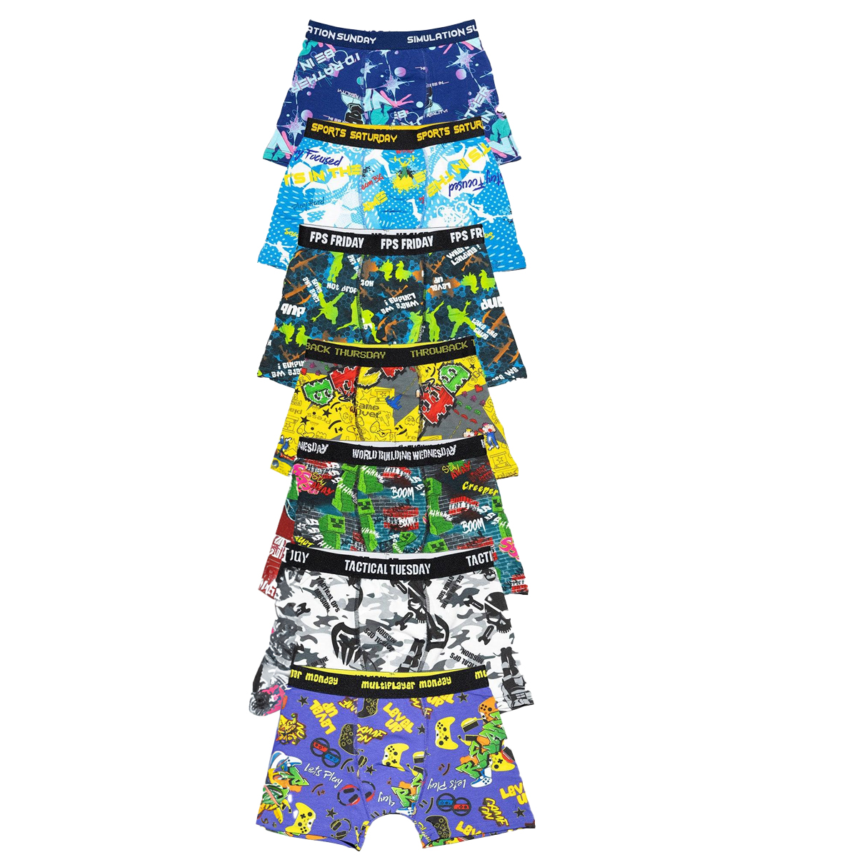 Boxers GAMER DAYS OF THE WEEK, FLOSO