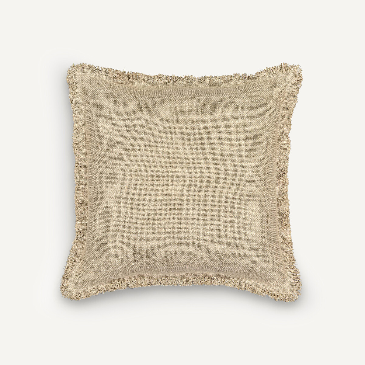 Housse de coussin en lin brut Naoli