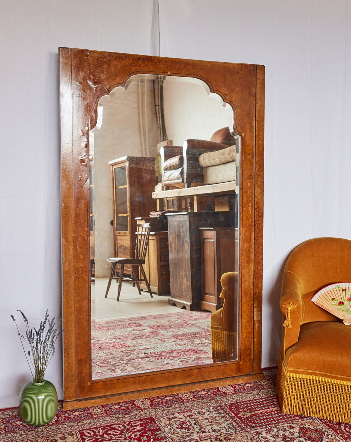 Grand miroir oriental biseauté Georges N°1332 - Bon état, DEBONGOUT