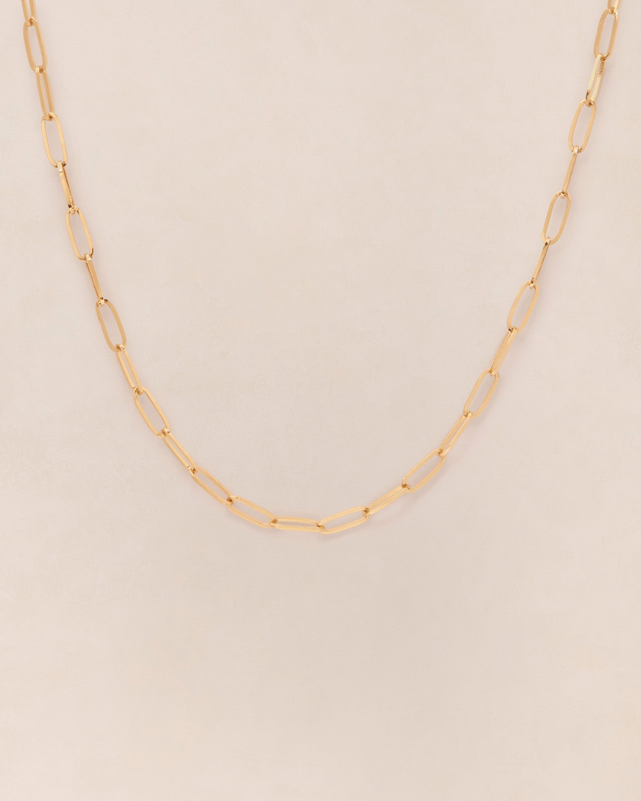 Collier maillons fins doré à l'or fin, FANTAISIE, EMOI EMOI