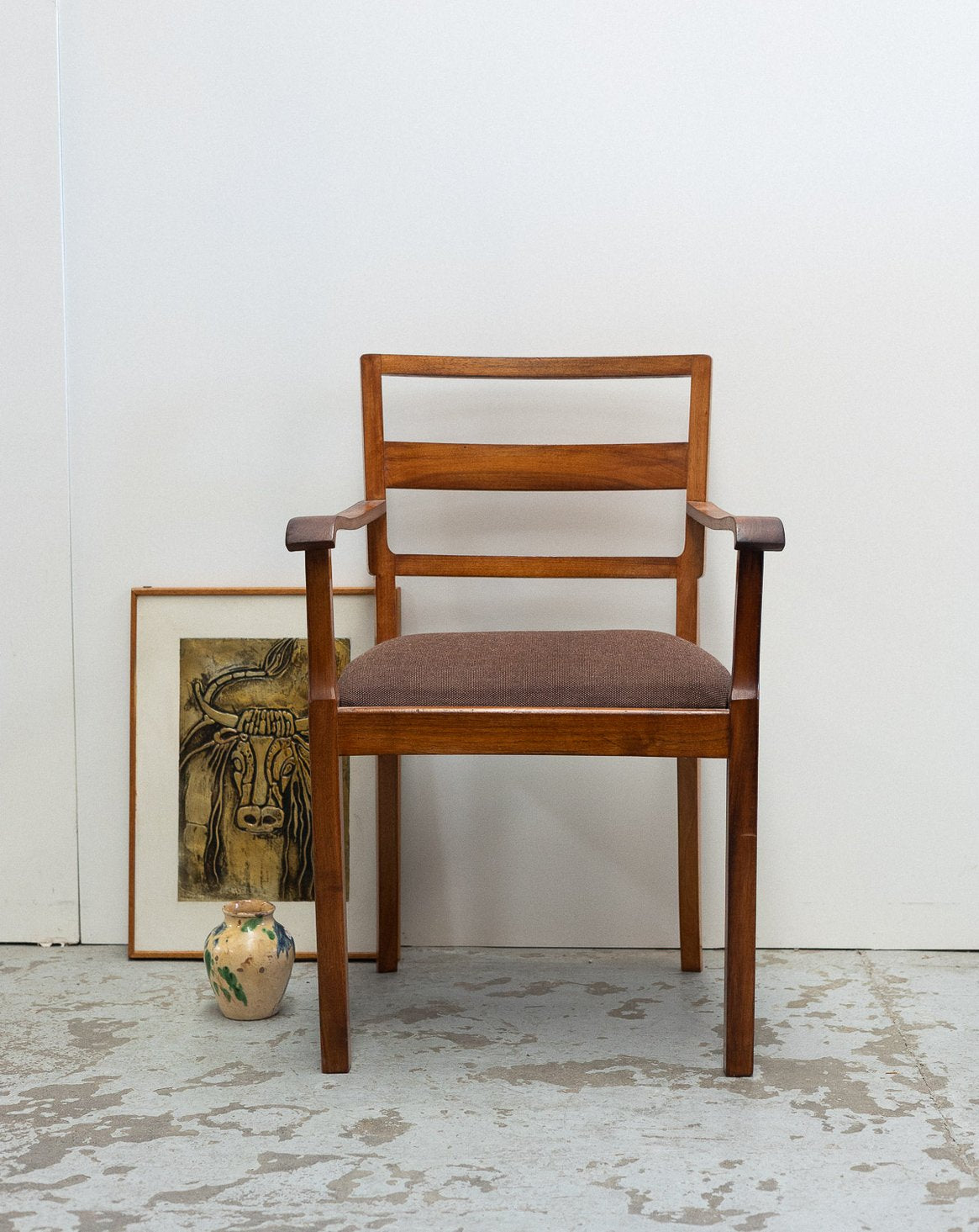 Joli fauteuil en bois Jakob N°1342 - Bon état, DEBONGOUT