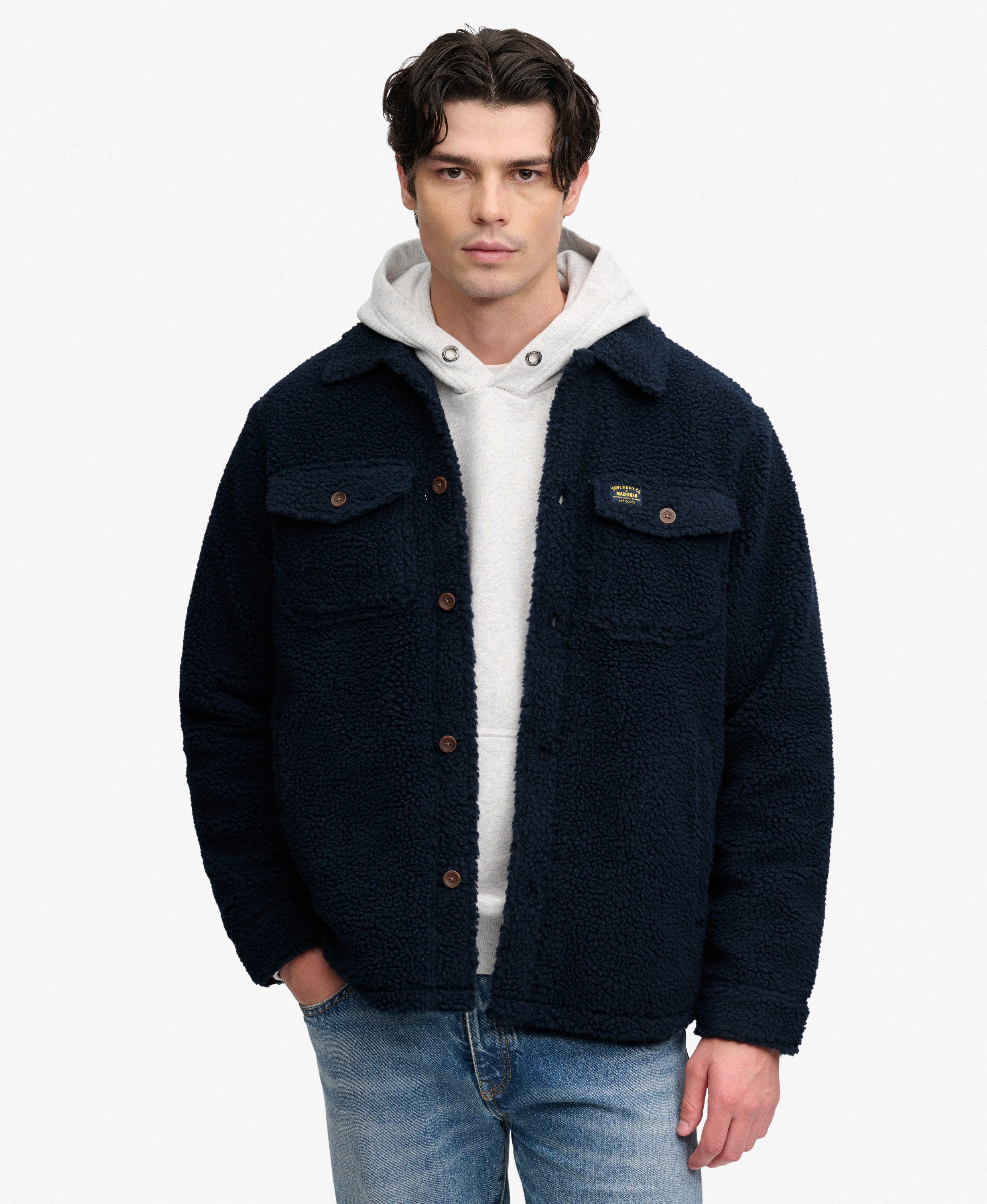 Surchemise en Polaire Rétro, SUPERDRY
