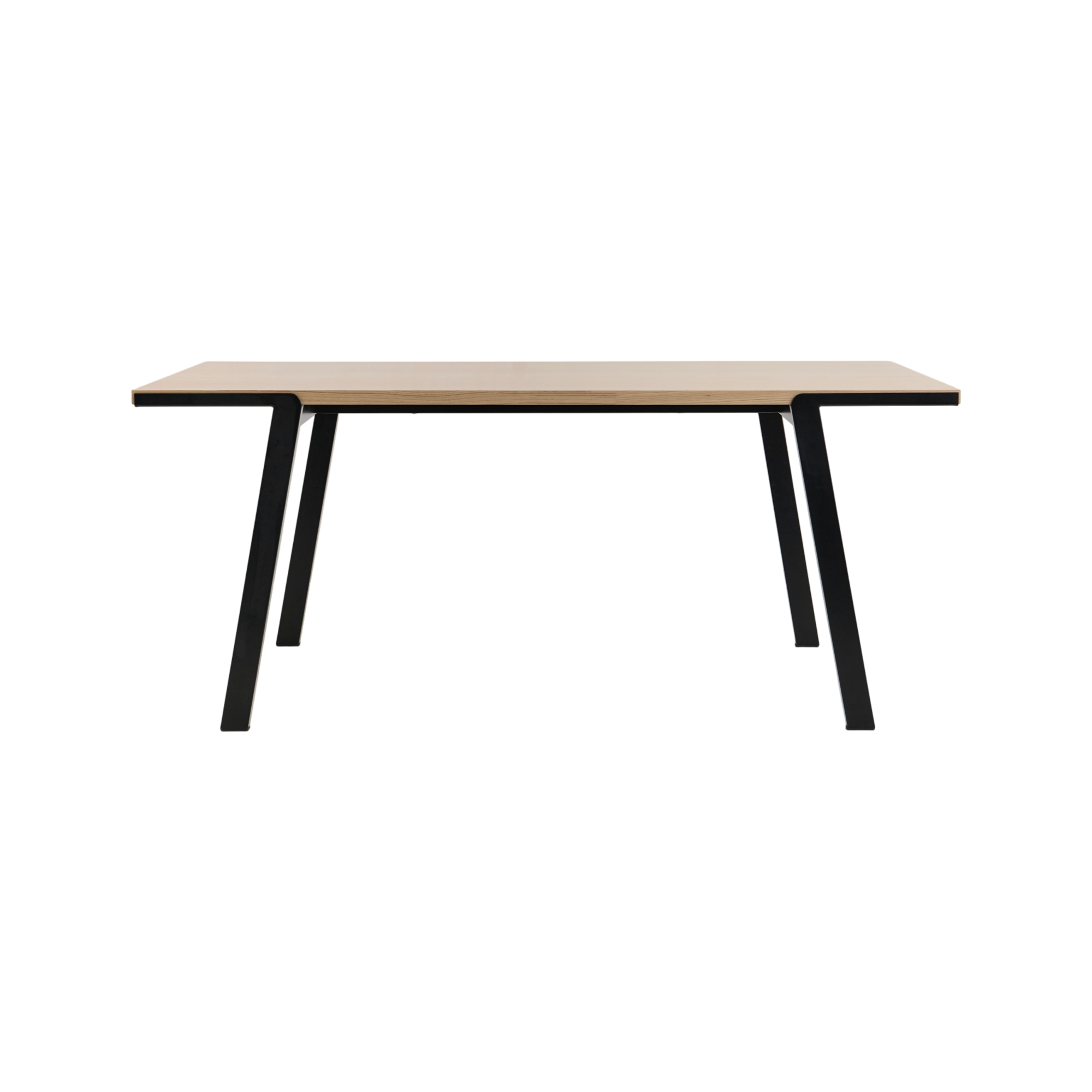 Table à manger rectangulaire bois pieds métal noir 6 personnes - DRIFT, CAMIF