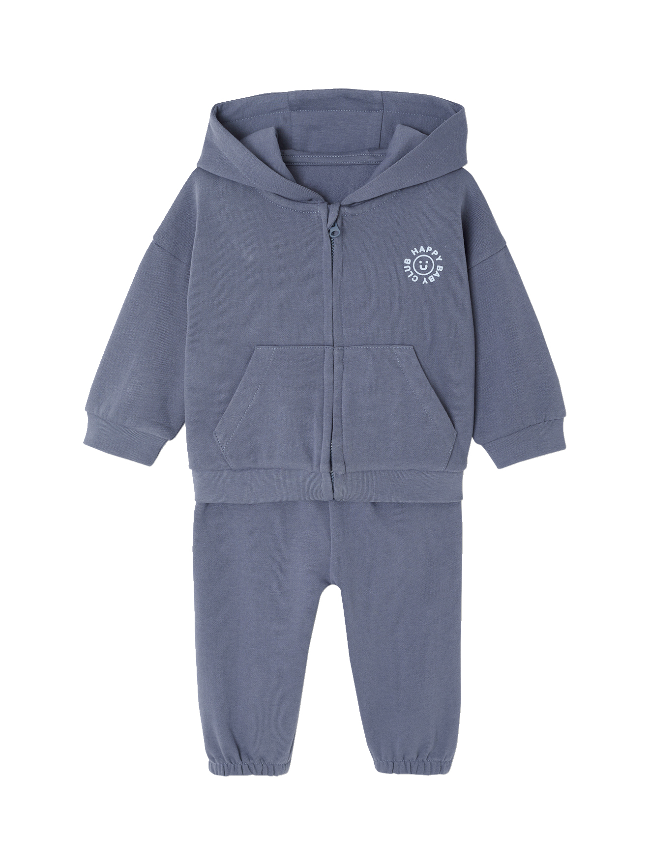 Ensemble sport sweat à capuche zippé + jogging bébé, VERTBAUDET