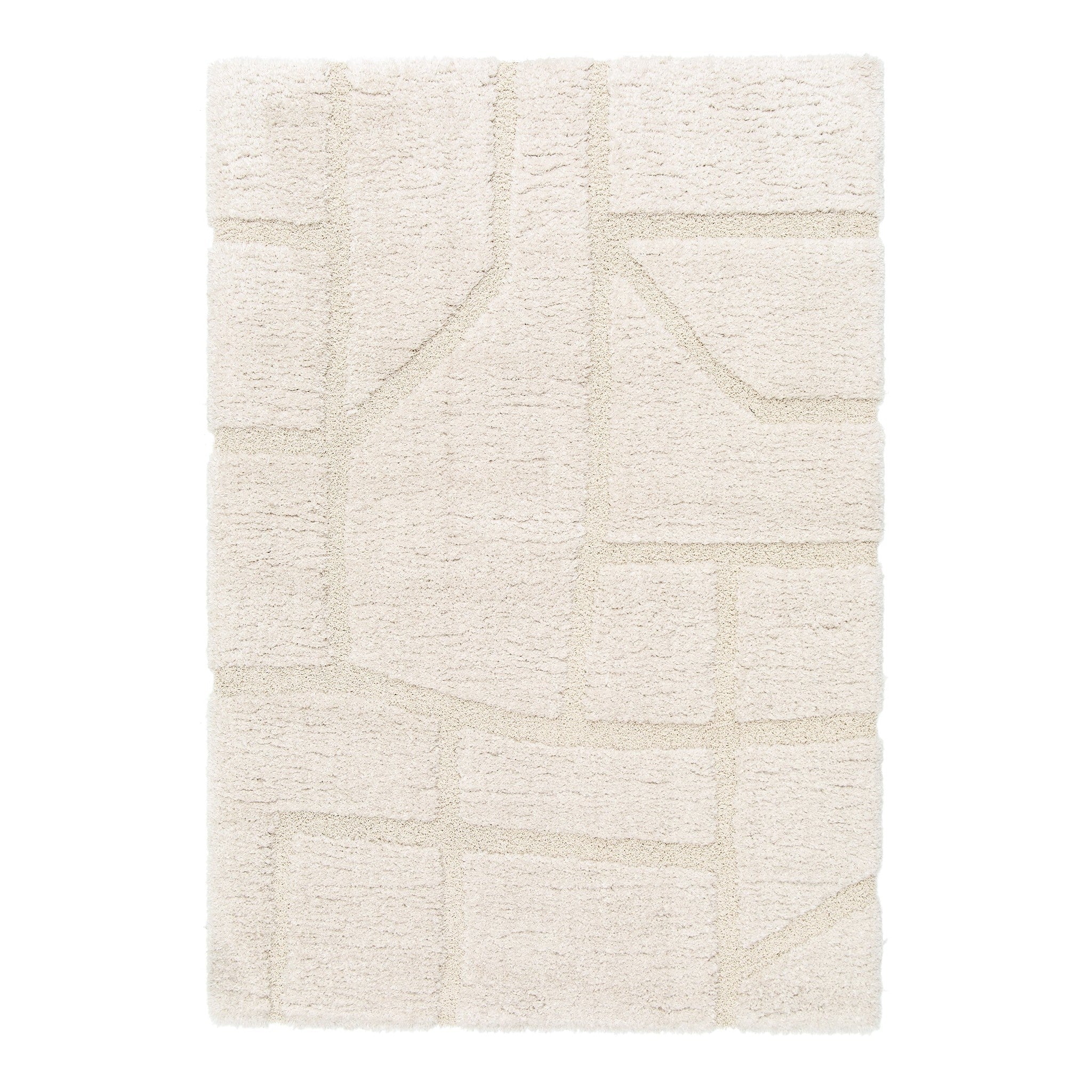 Tapis doux à relief en polyester recyclé MURMURE, AFK LIVING