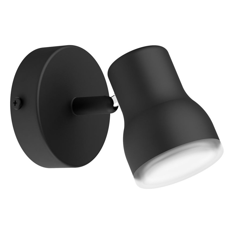 Spot Salle De Bain Axel Noir Ip44, MILLUMINE