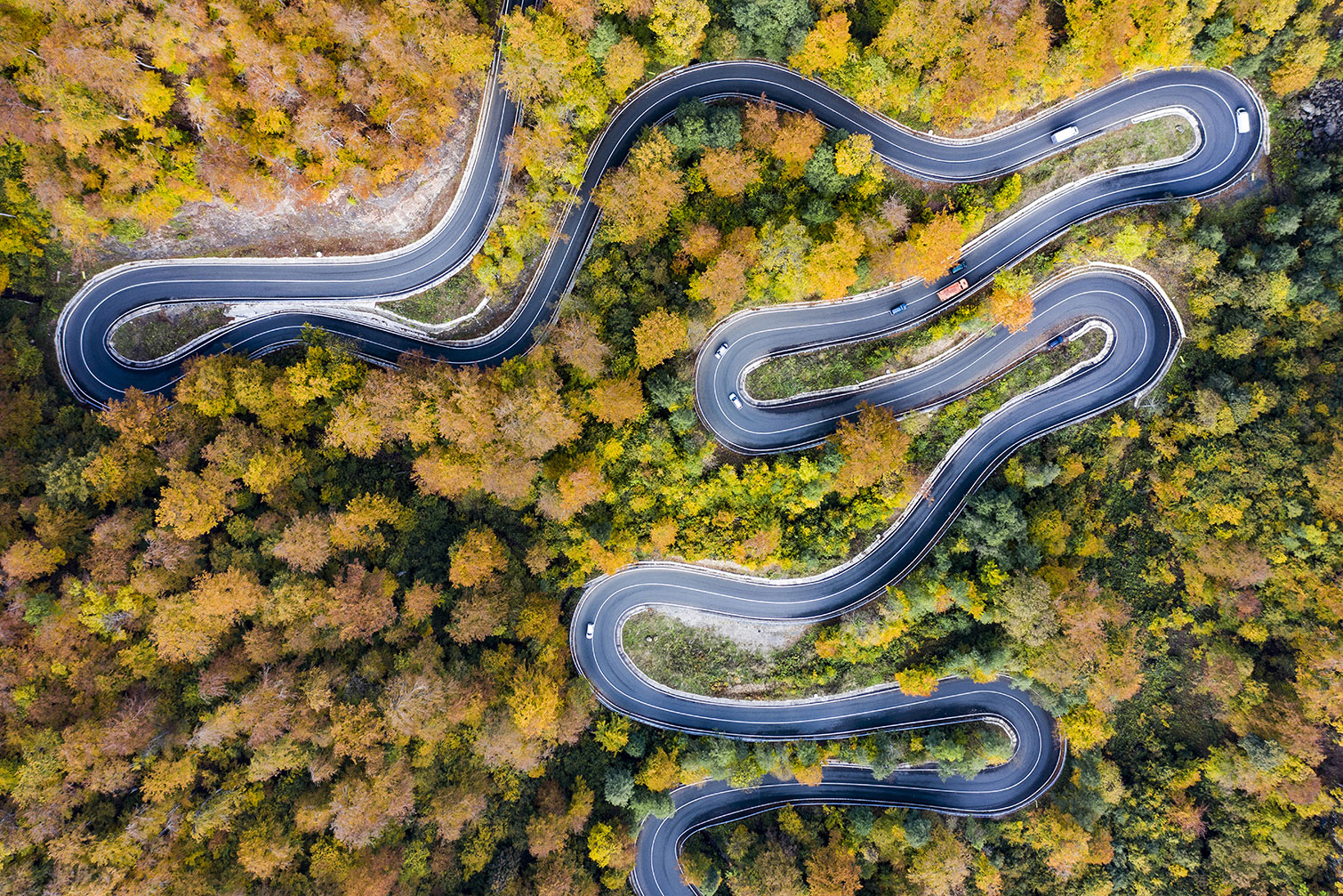 Tableau Route d' automne, HEXOA