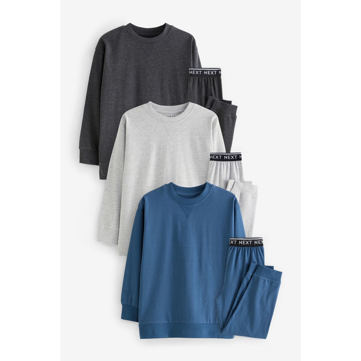 Pyjamas longs, lot de 3, NEXT