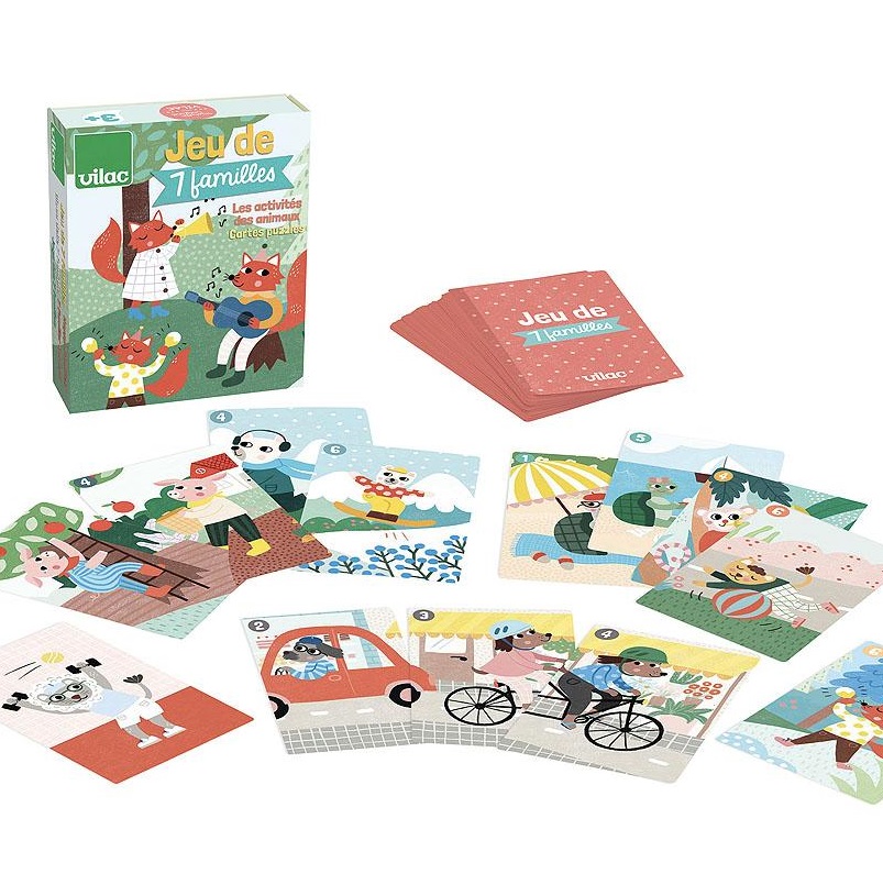 Jeu de 7 familles Michelle Carlslund, VILAC