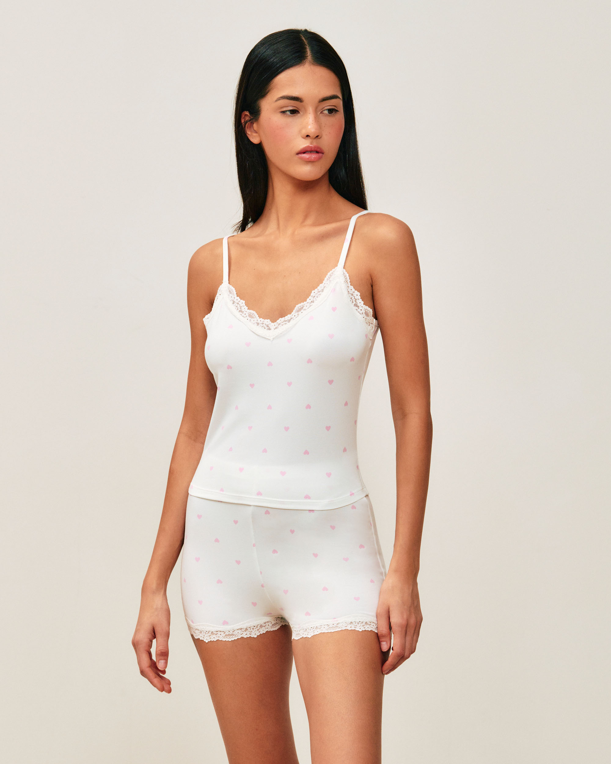 Ensemble de pyjama en jersey avec dentelle DAILYCOMFIZ, UNDIZ
