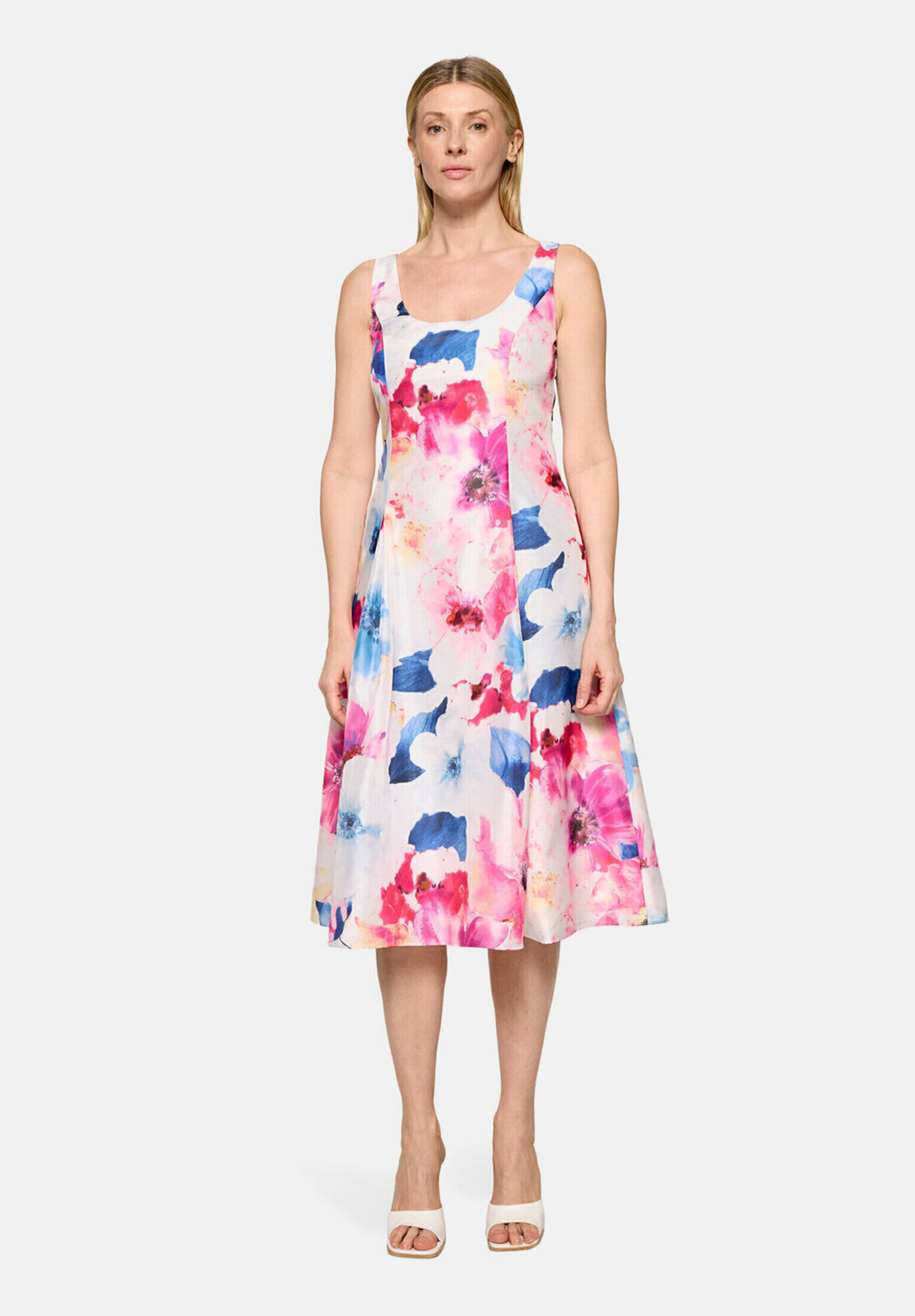 Robe de cocktail à plis creux, VERA MONT