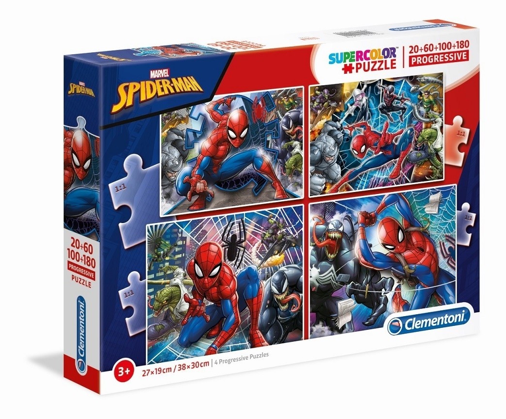 Coffret Puzzles Spiderman - Clementoni - Marvel, CLEMENTONI