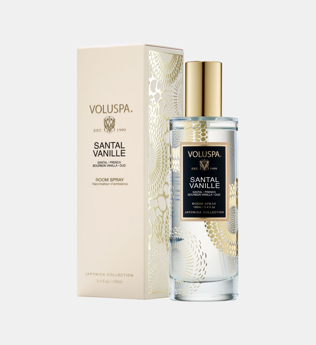 Spray d'ambiance santal vanille, VOLUSPA