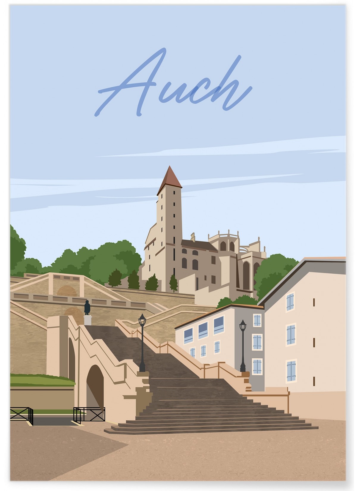 Affiche ville Auch, L'AFFICHERIE