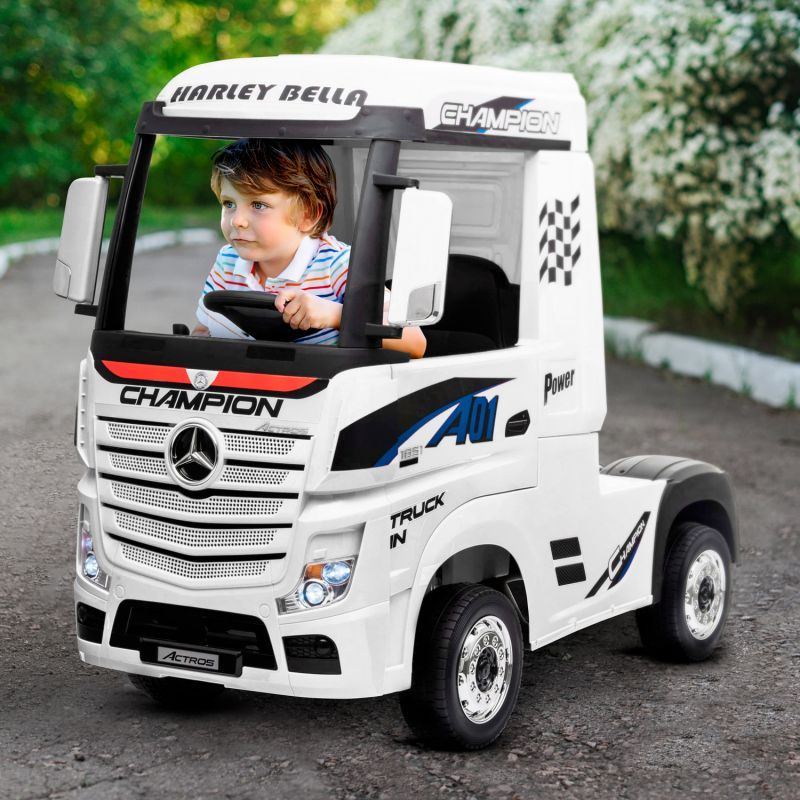 Camion électrique enfant MERCEDES ACTROS - 4 roues motrices 