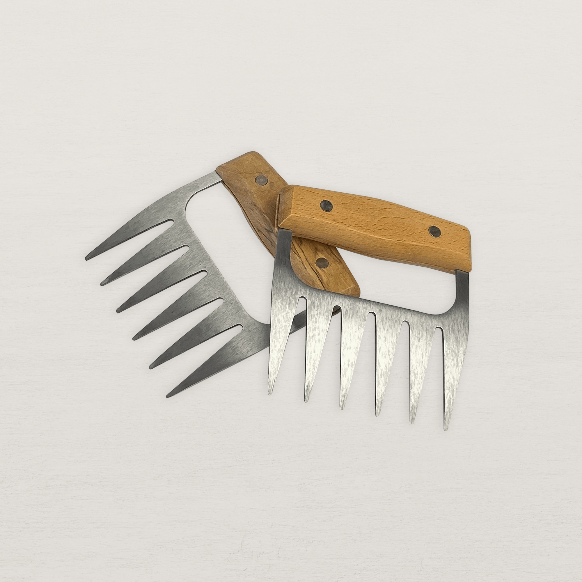 Paire de griffes inox pour viande, KOKKO