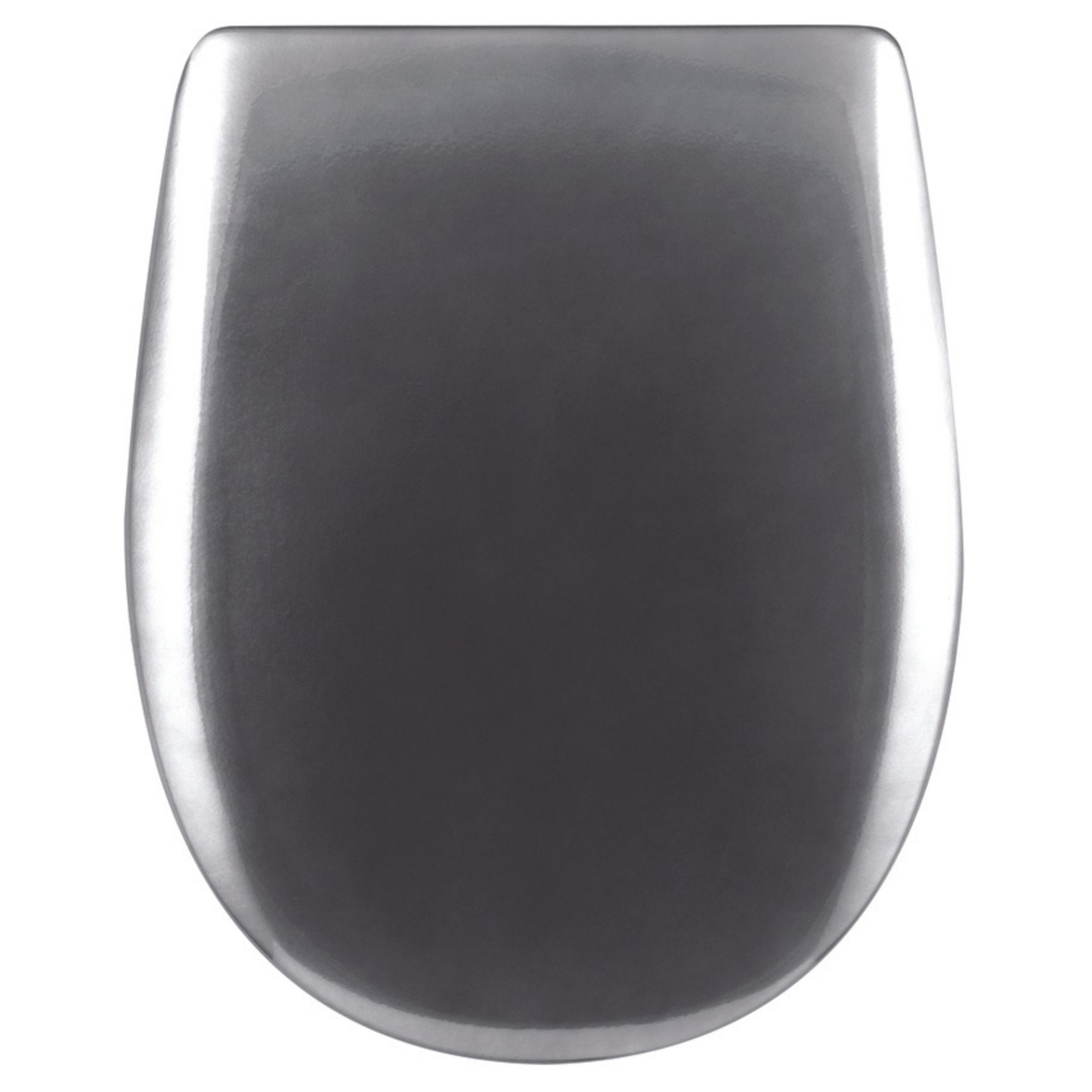 Abattant wood slim déclipsable  - Effet métal précieux, HOME MAISON