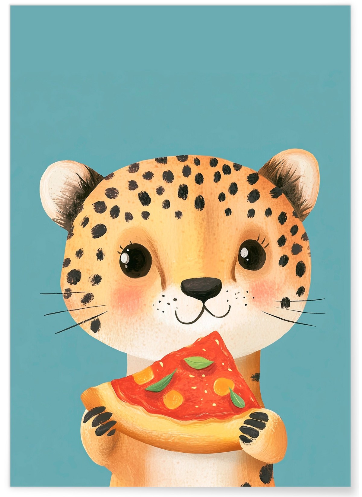 Affiche Guépard gourmand, L'AFFICHERIE