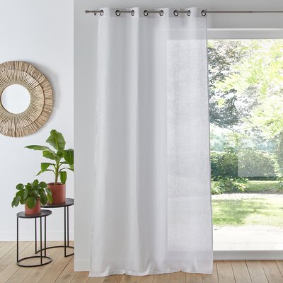 Onega Single Linen Voile Panel with Eyelets LA REDOUTE INTERIEURS