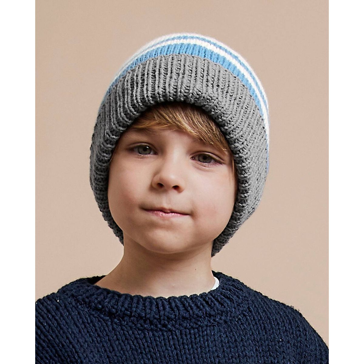 Joel Cargidan et bonnet enfant - tricot