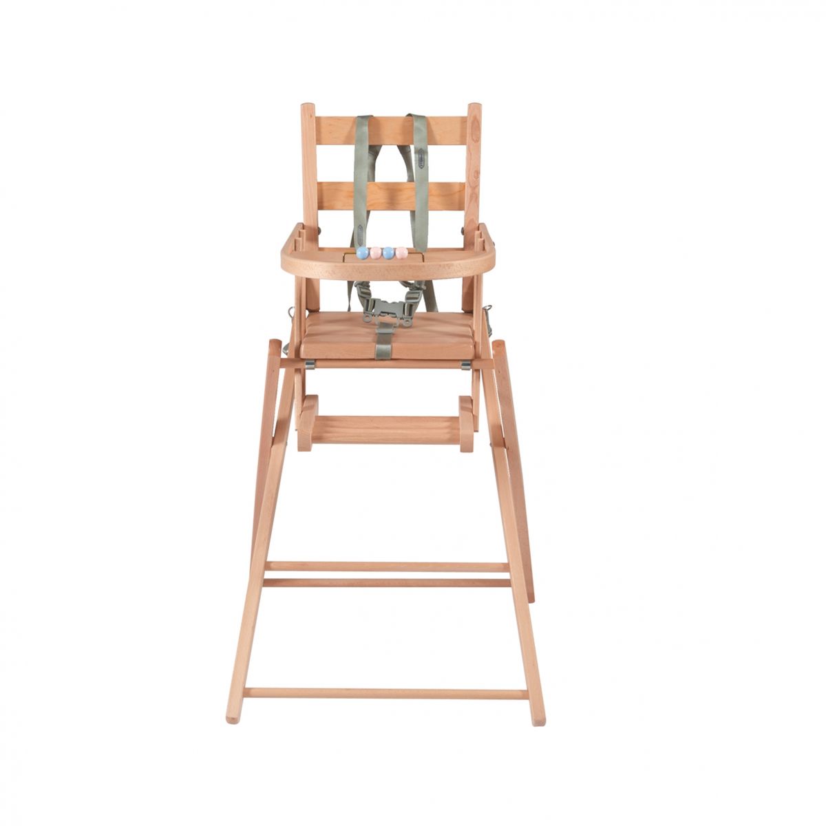Chaise Haute Pliante Sarah Vernis Naturel Vernis Naturel Combelle La Redoute