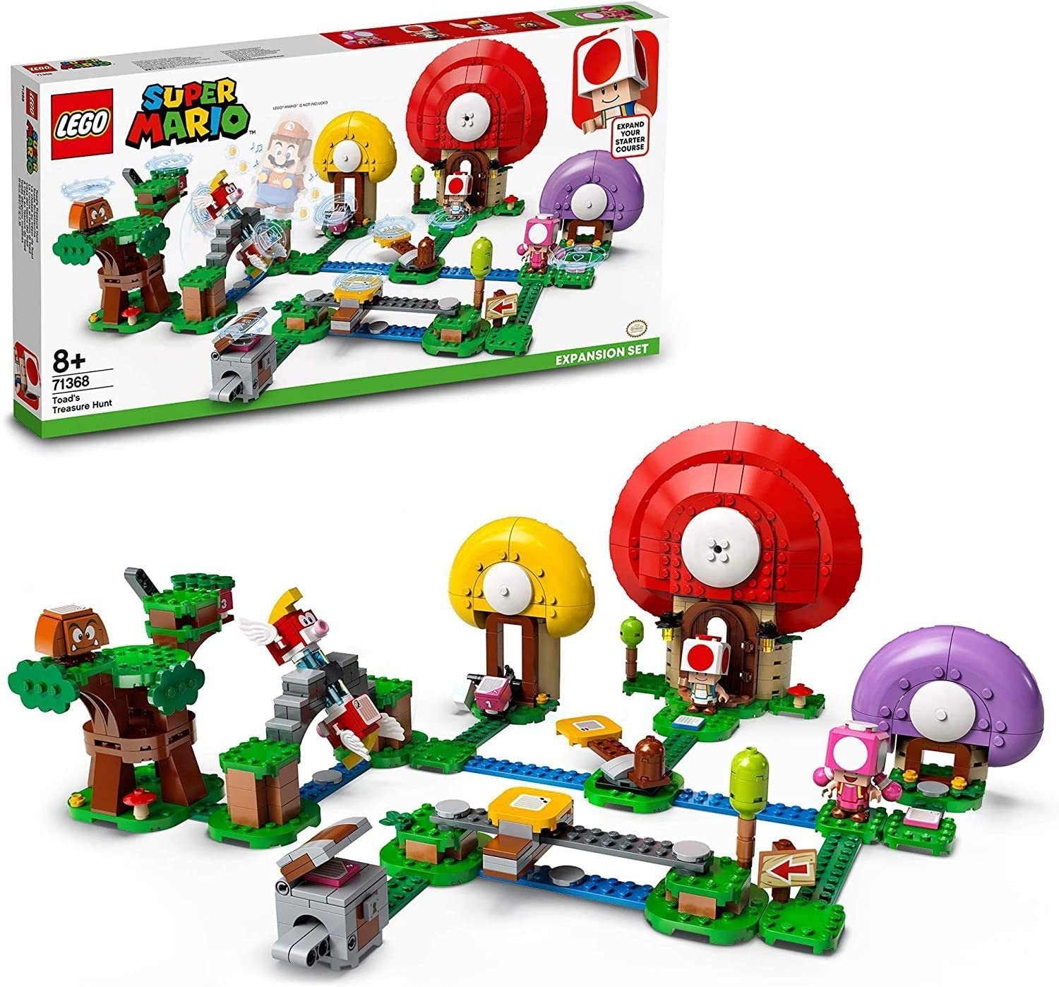 Lego® Super Mario™ 71368 Ensemble D'extension La Chasse Au Trésor De Toad, LEGO