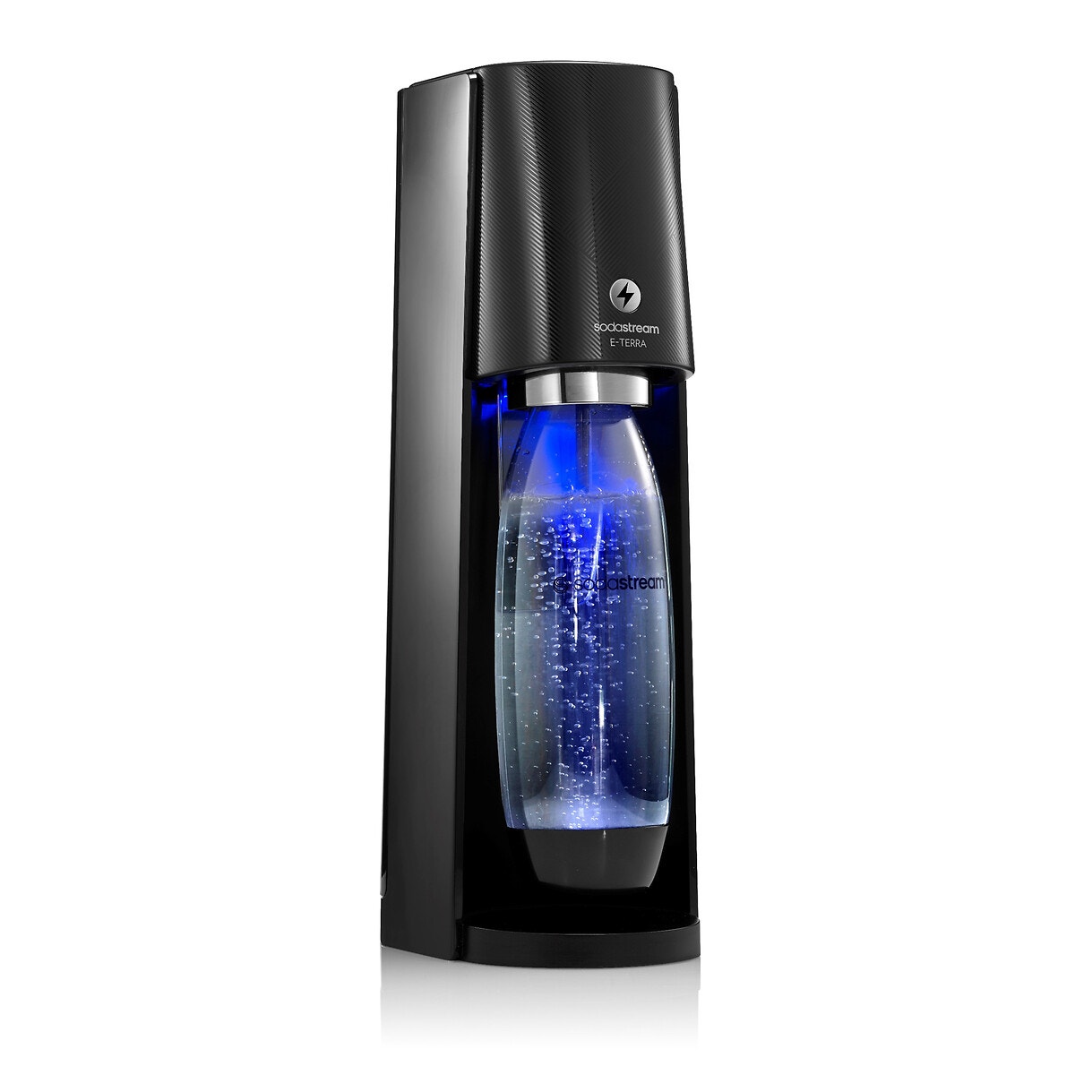 Machine à soda e terra avec 1 bouteille noir Sodastream