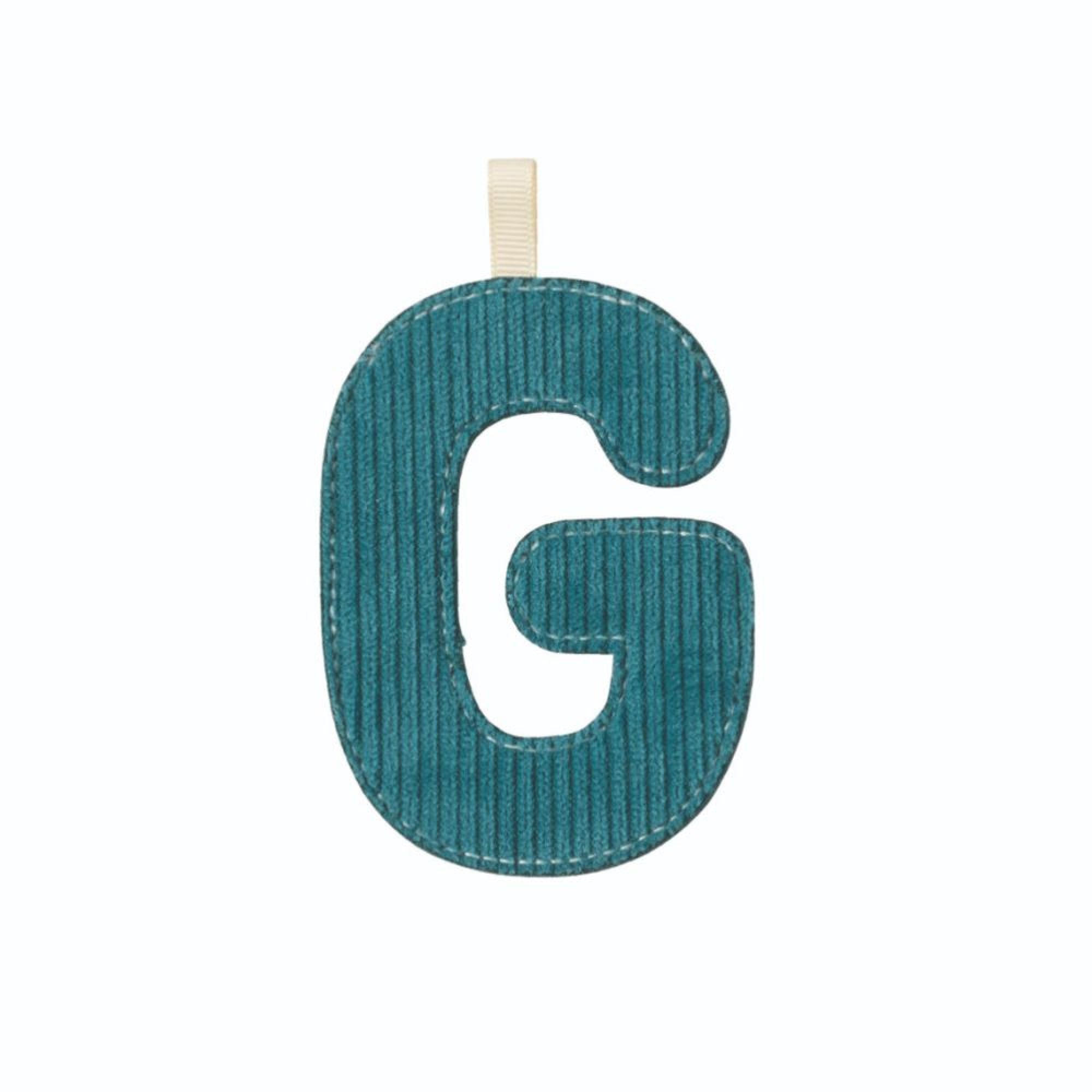 Lettre en tissu phosphorescente G, LILLIPUTIENS