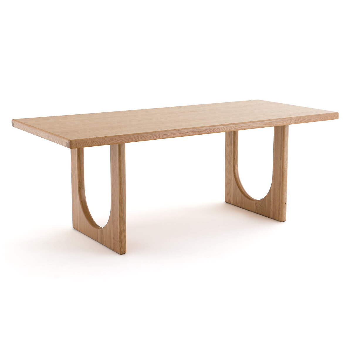 Douve Solid Oak Dining Table (Seats 6-8)