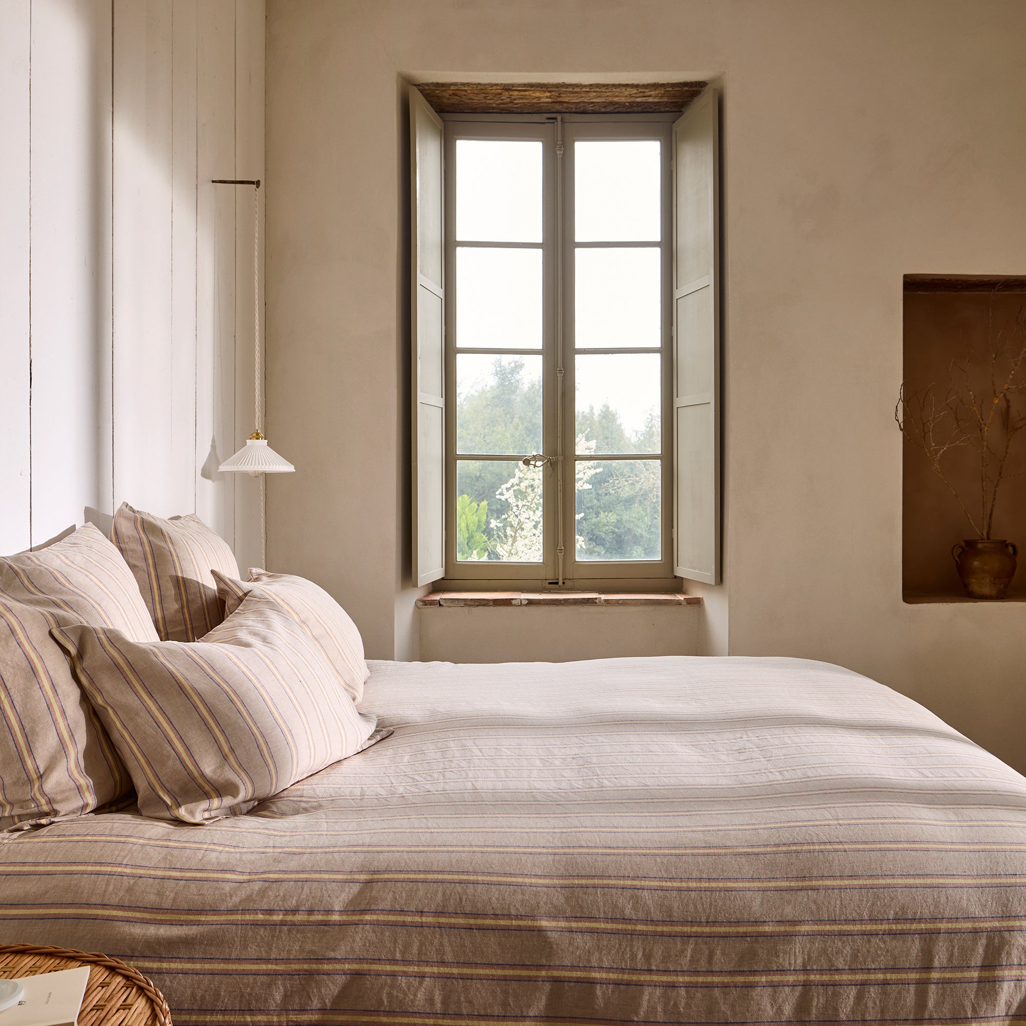 Housse De Couette en Rayures tissées colorées LELIO, MADURA