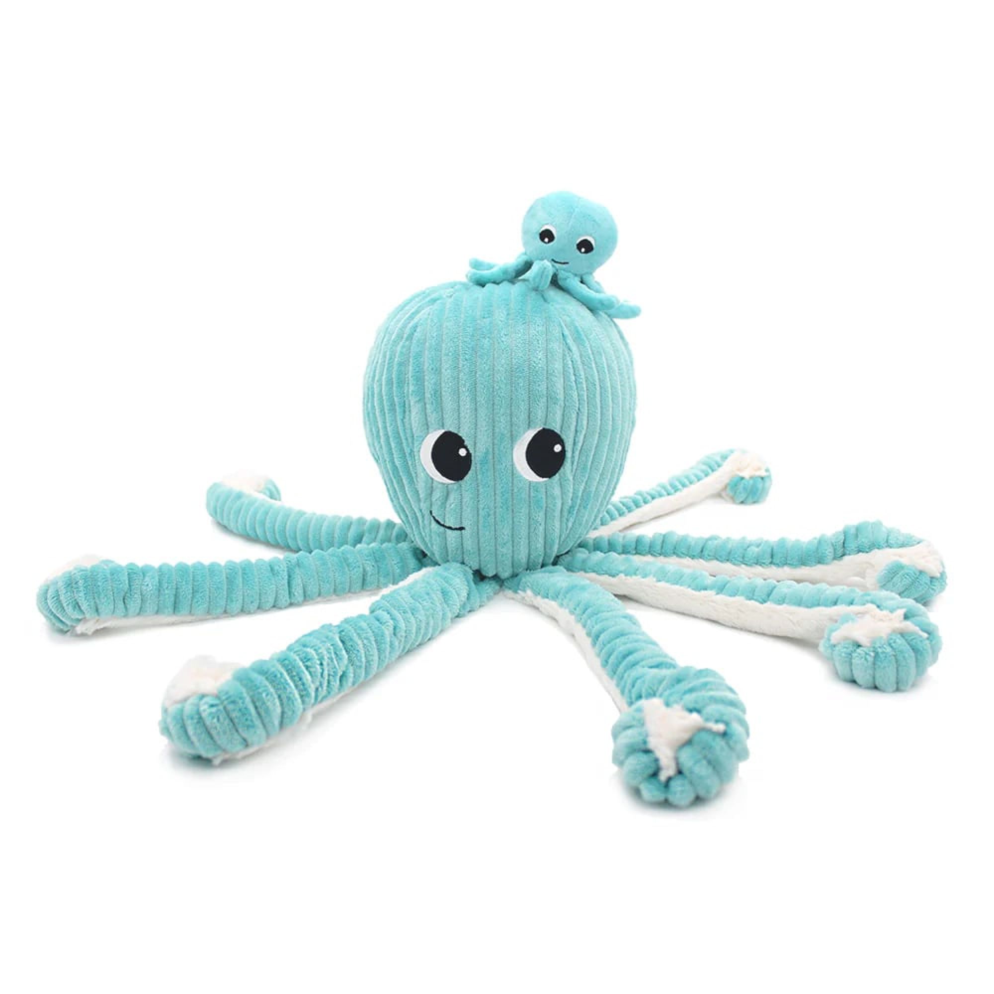 Peluche géante pieuvre et bébé Filou, LES DEGLINGOS