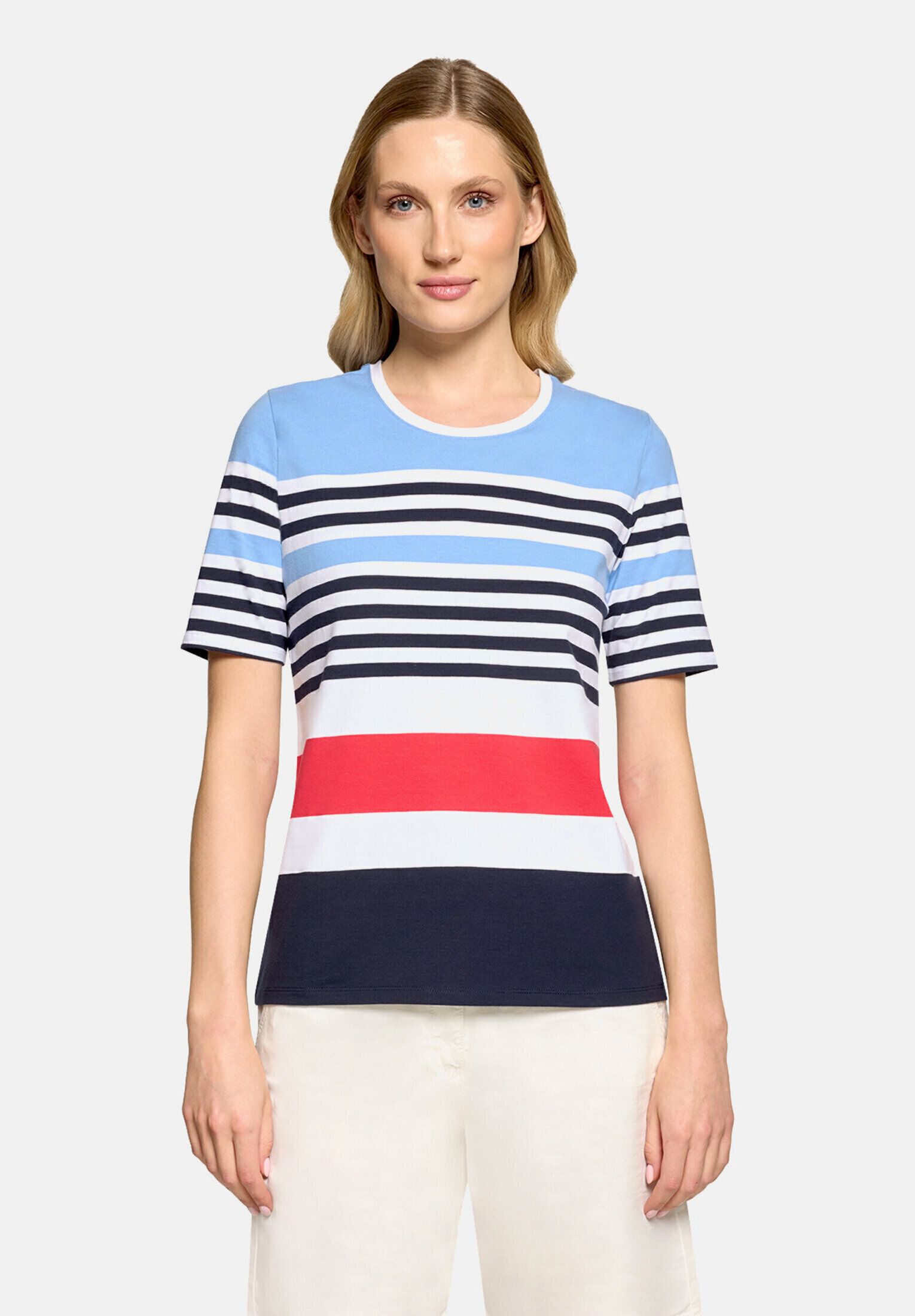 T-shirt basique à rayures horizontales, BETTY BARCLAY