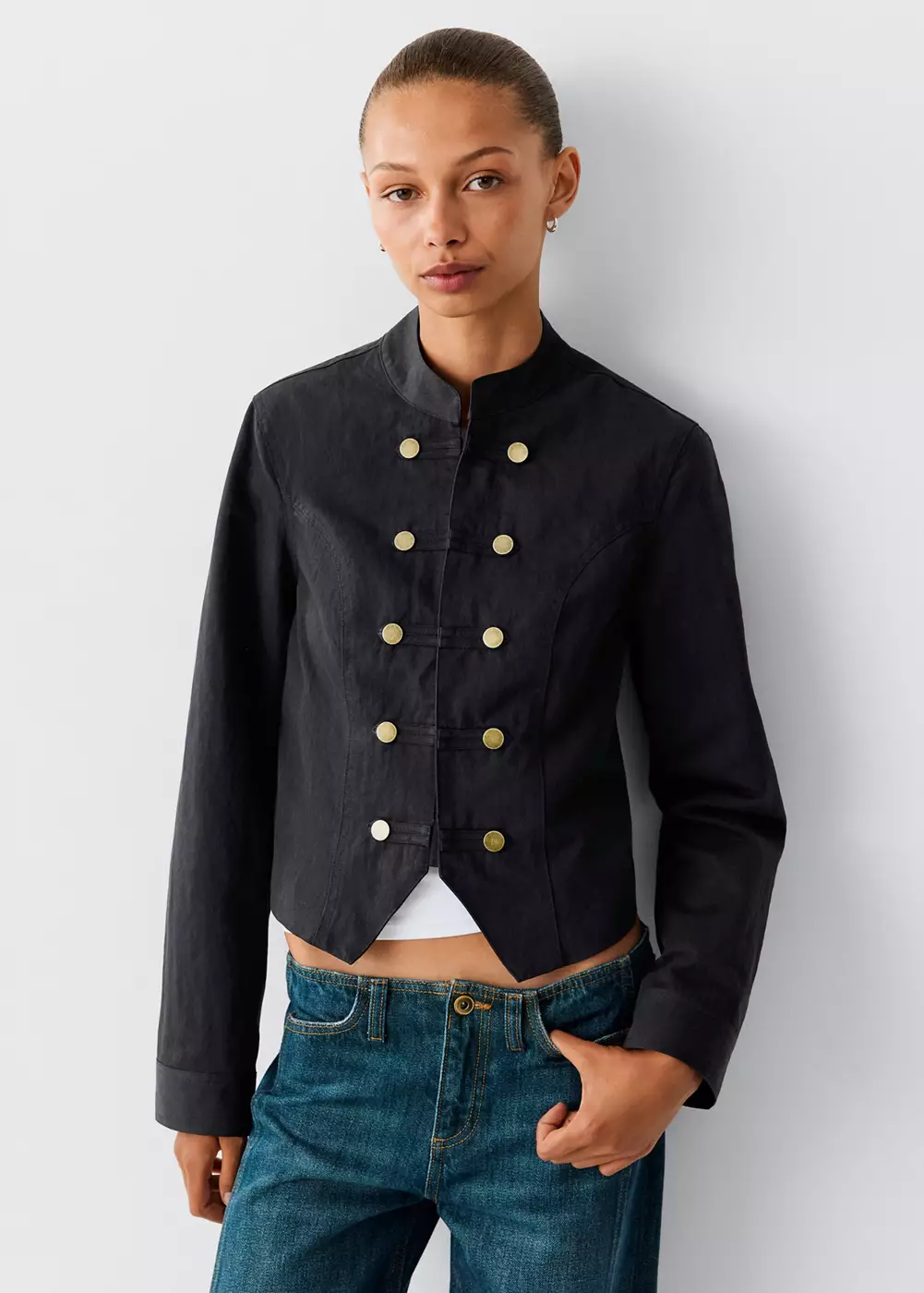 Veste boutonnée, MANGO TEEN