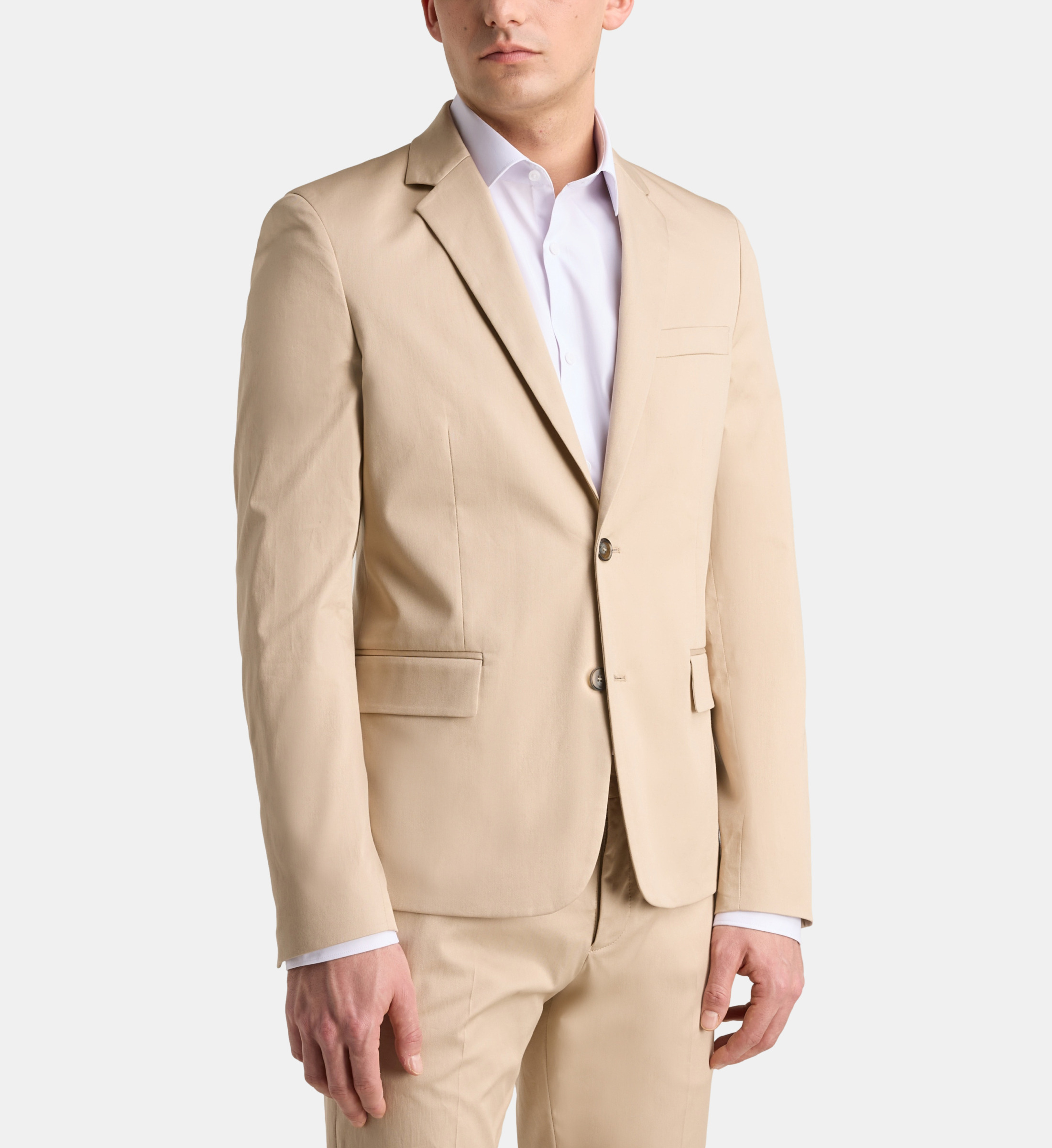 Veste de costume cintrée toton coton, COMPTOIR GL