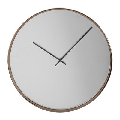 40cm Mirrored Face Rose Gold Wall Clock SO'HOME