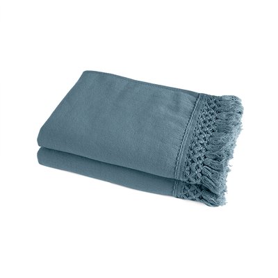 Set of 2 Kyrami Organic Cotton/Linen Towels AM.PM
