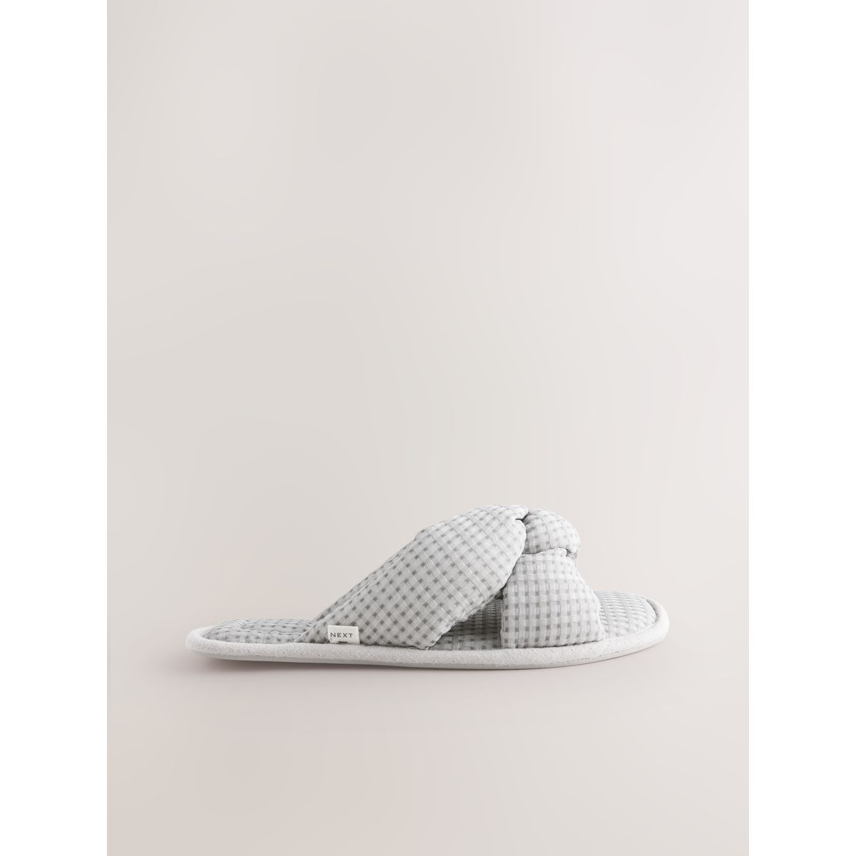 Chaussons mules en maille gaufrée, NEXT