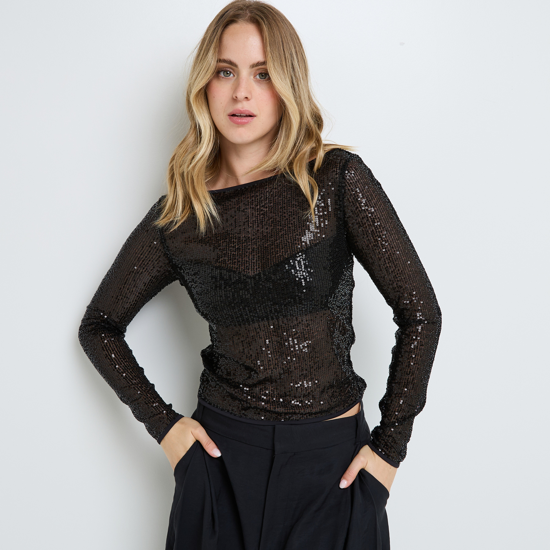 Top brassière integree sequins JASMINE, ROUGEGORGE LINGERIE