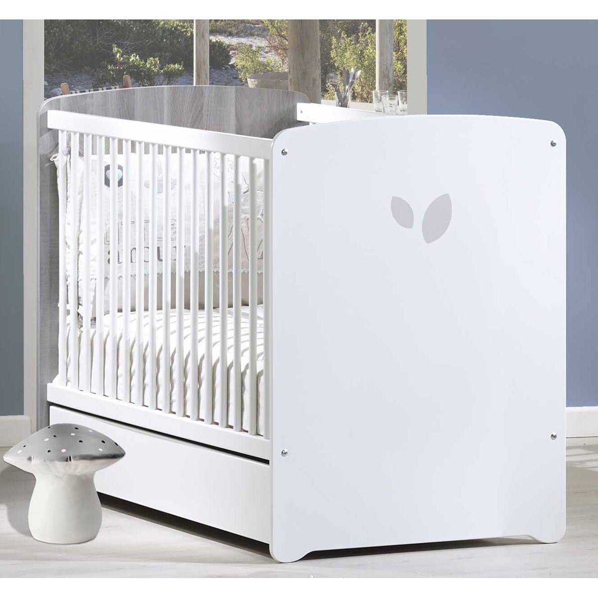 Lit sérigraphié en bois, BABY PRICE
