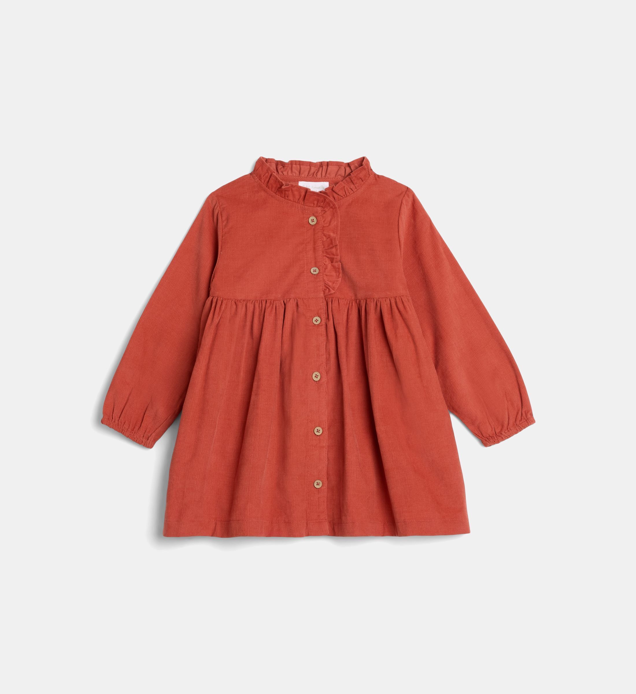 Robe ample tasmine en velours côtelé de coton bio, CADET ROUSSELLE