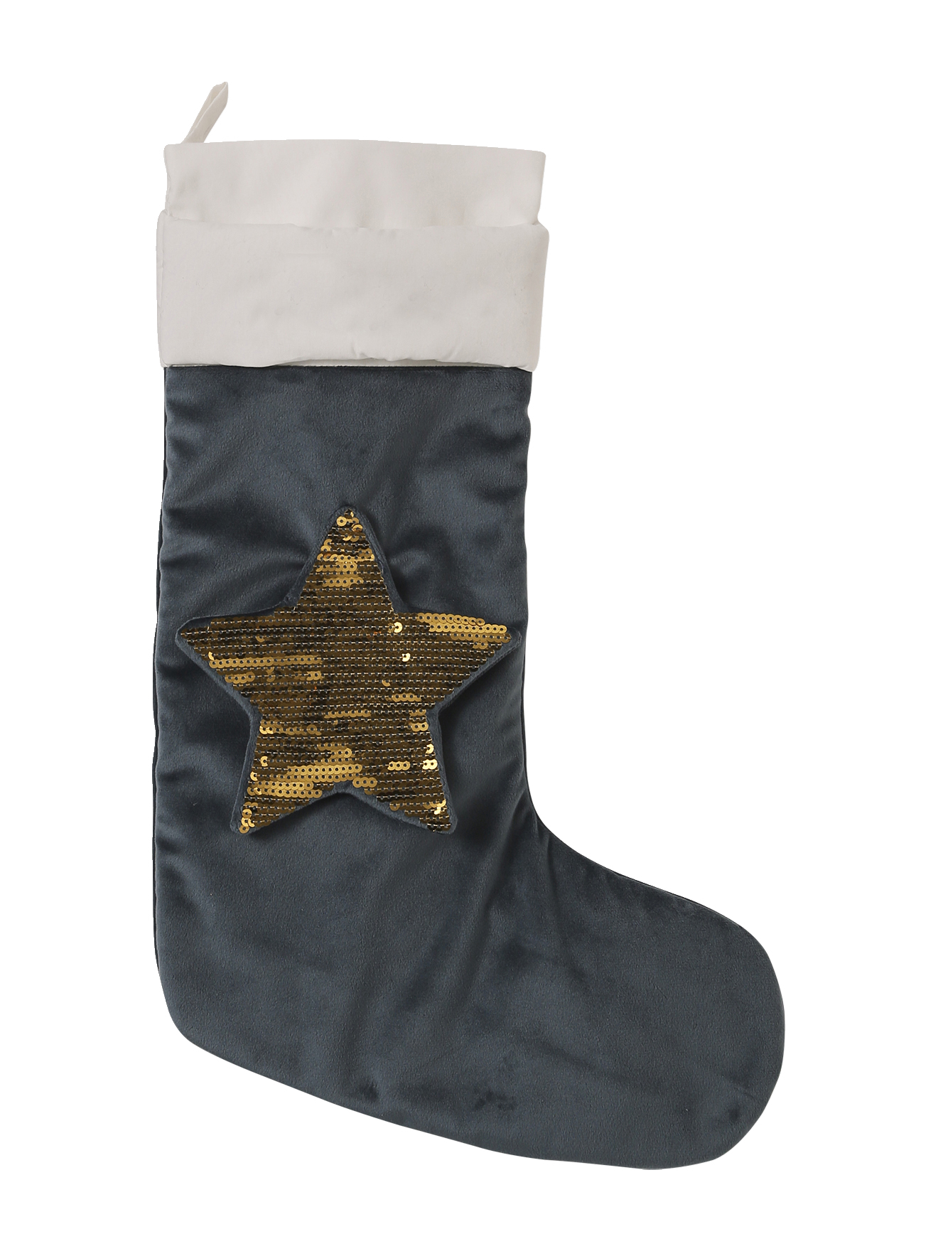 Chaussette de Noël velours souris et lapin, VERTBAUDET