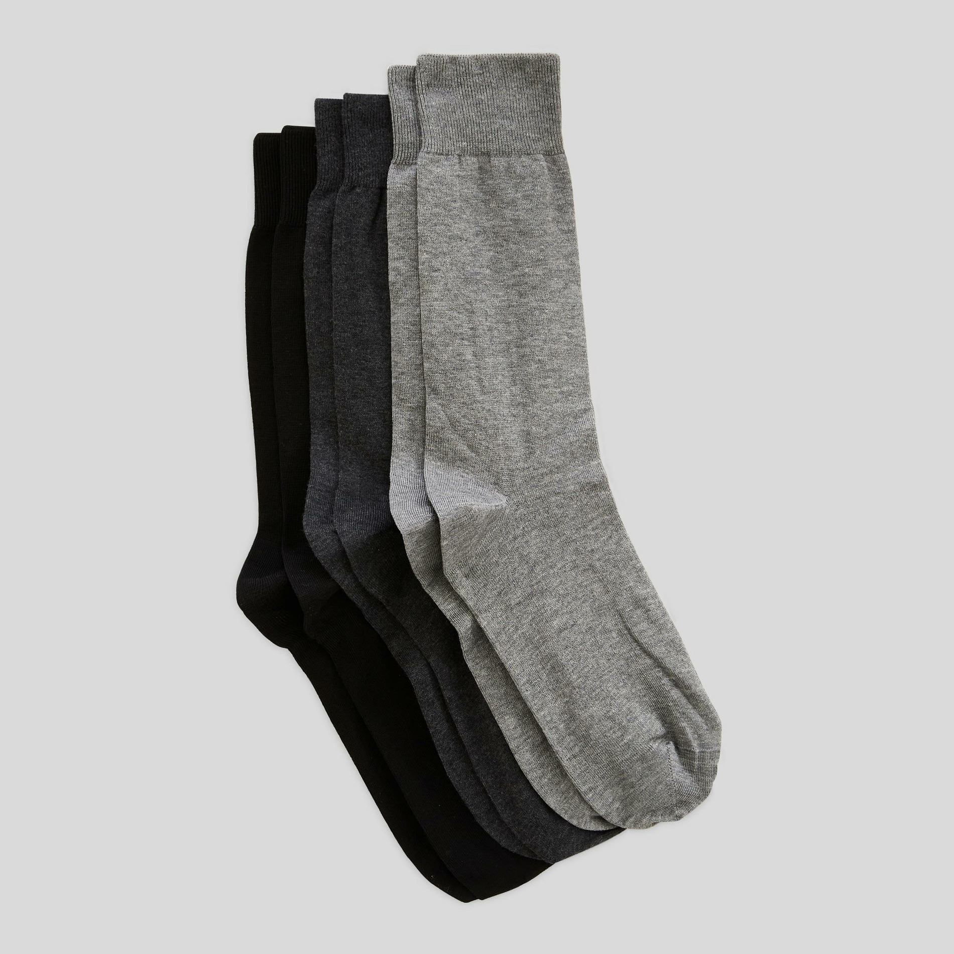 Lot de 3 chaussettes en fil d'écosse, MONOPRIX