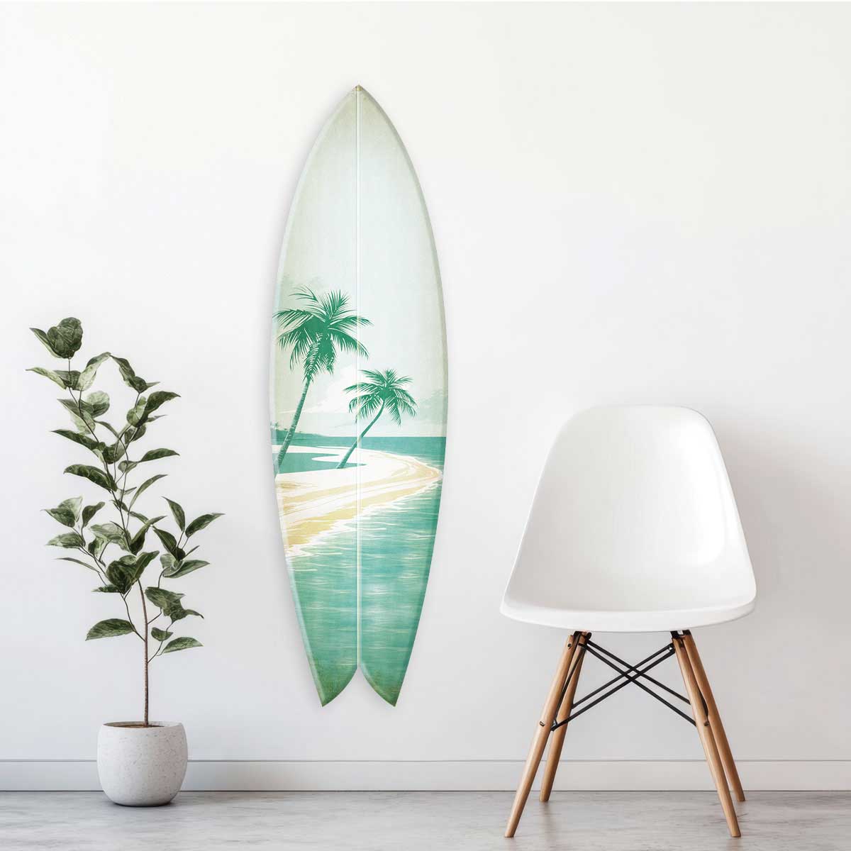 Planche de surf décorative Paradise cove, HEXOA