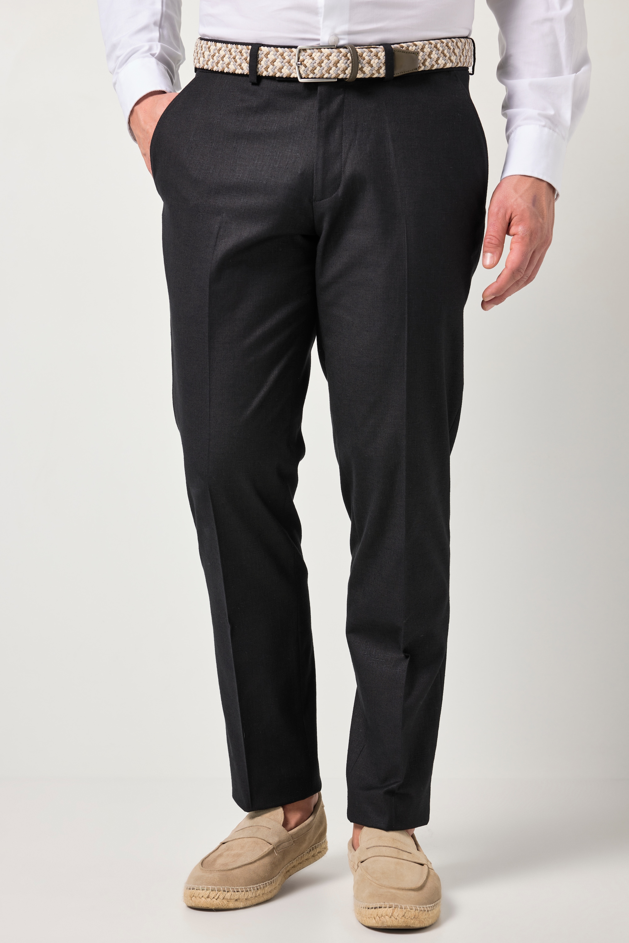 Pantalon de ville aspect lin combinable avec, JP1880