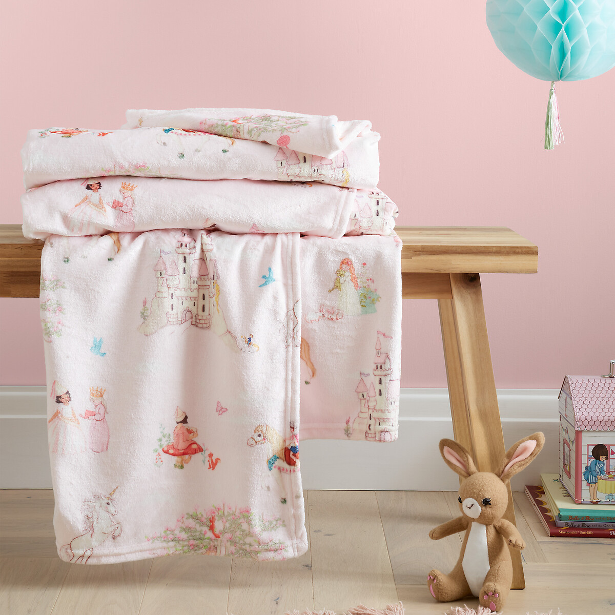 Fairytale Cosy Fleece Blanket Throw, BELLE & BOO
