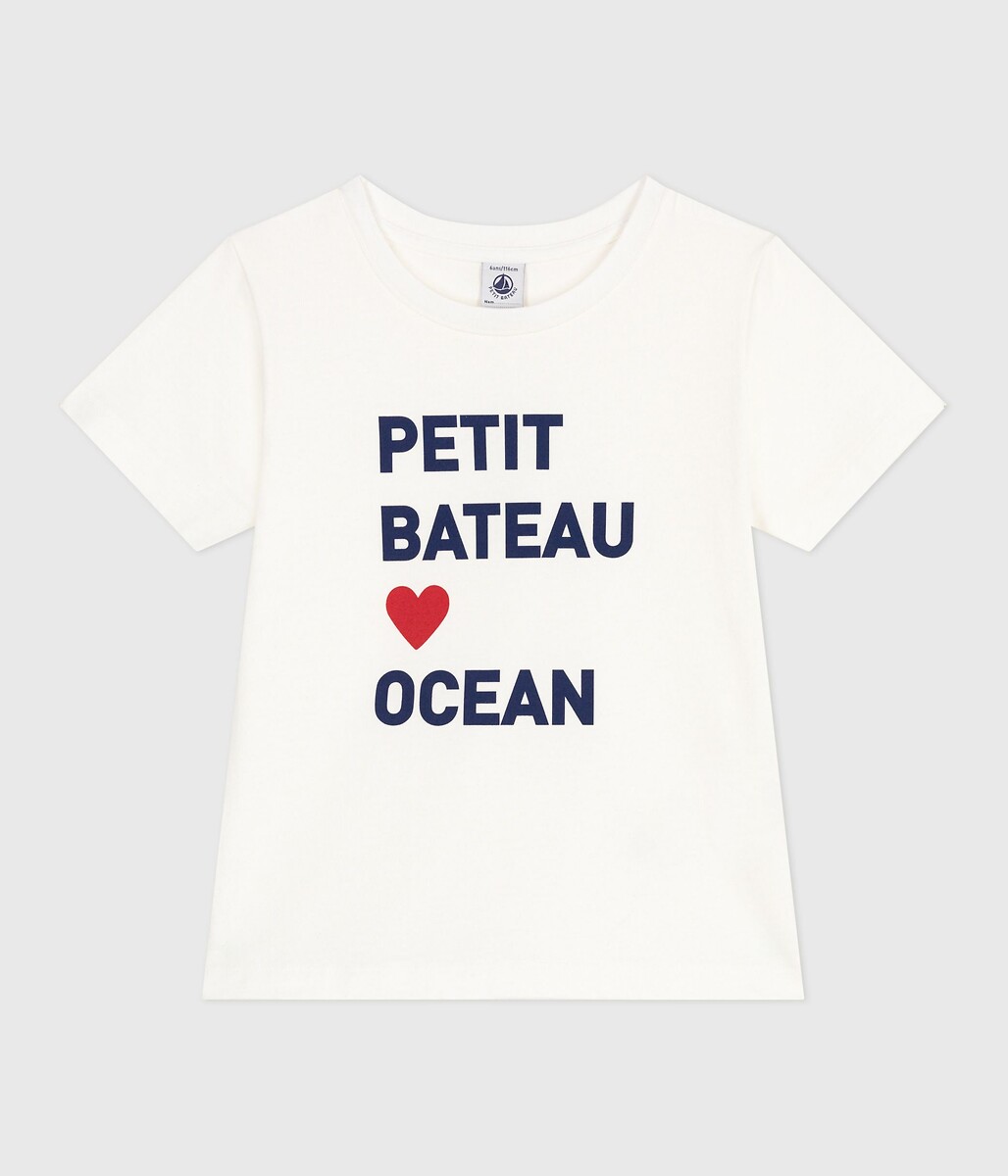 T-shirt manches courtes mixte à message