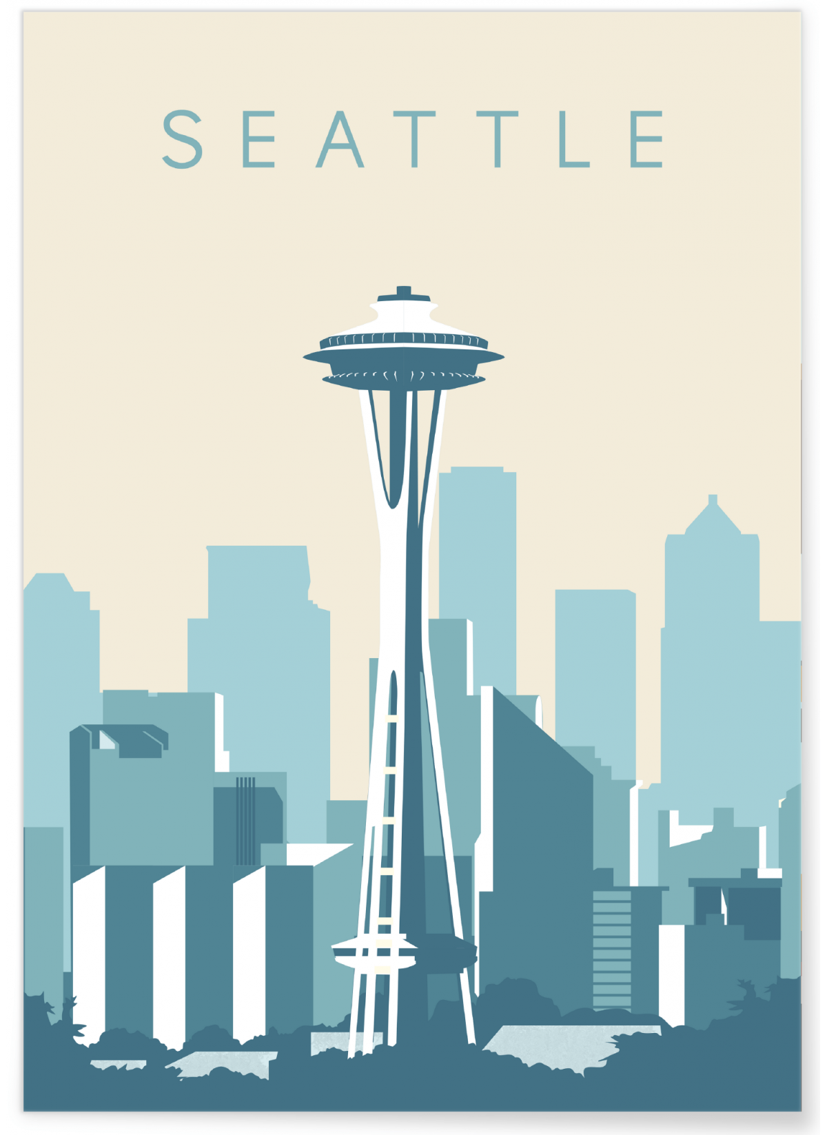 Poster Seattle, L'AFFICHERIE