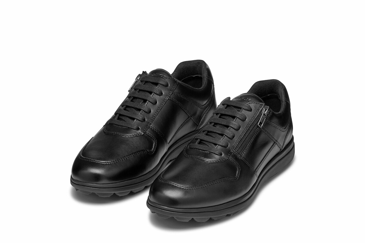 GEOX Zapatillas transpirables de piel con cremallera Spherica EC12 — foto 5